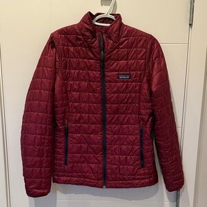 Patagonia Maroon Quilted Jacket